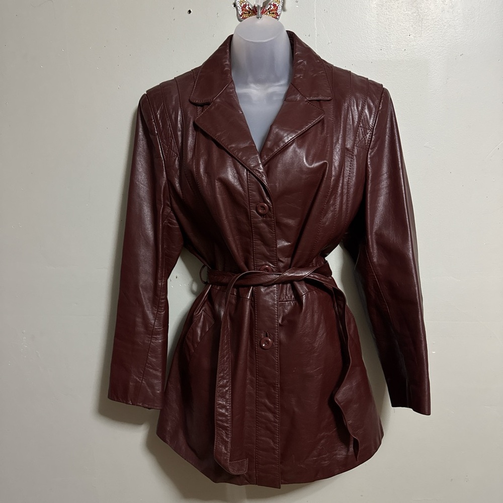 Vintage genuine leather jacket.
